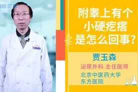 附睾上有个小硬疙瘩是怎么回事视频封面