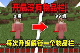 当开局没有物品栏！每次升级解锁一个物品栏，该如何生存！视频封面