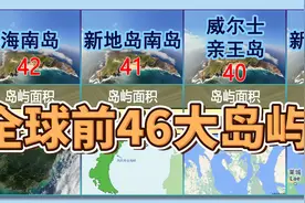 全球前46大的岛屿，其中我们有两个大岛屿上榜视频封面