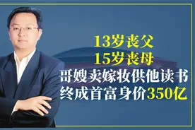 王传福：13丧父15丧母，哥嫂卖嫁妆供他读书，终成首富身价350亿视频封面
