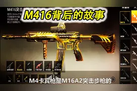 盟盟解说：M416背后的故事，其实它的真名叫HK416！视频封面