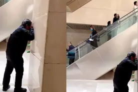 心碎！山西一医院角落里中年男子扶着柱子掩面崩溃痛哭：怎么活呀视频封面