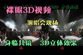 裸眼3D视频，韩国偶吧演唱会现场，3D立体视觉，身临其境震撼体验视频封面
