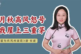 杜甫《茅屋为秋风所破歌》全文讲解，八年级下必背古诗视频封面