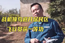 战机撞鸟避开居民区飞行员获一等功：给自己打80分，还有遗憾视频封面