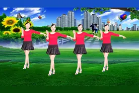 网络热歌广场舞《酒梦》恰恰版，动感欢快，优美大方