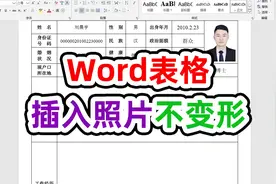 一招教会你word表格插入照片不变形视频封面