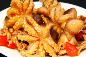 红烧八爪鱼的家常做法，美味Q弹，吃起来太过瘾了视频封面