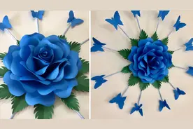 宝宝学折纸：教你做漂亮折纸花挂饰，100种花折法大全，女生最爱视频封面