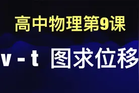 高中物理预习课运动图像v-t图求位移