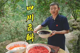 四川家常豆瓣酱传统做法，简单四步骤一看就会第二天就可以吃视频封面
