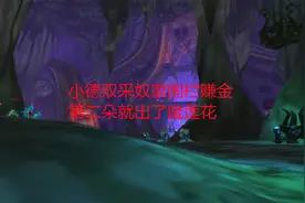 魔兽世界怀旧服：小德双采奴隶围栏赚金，第二朵就出了魔莲花视频封面