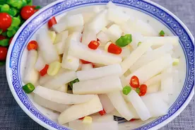 腌白萝卜万万没想到这么简单，不用熬料汁，清脆爽口，开胃又下饭视频封面