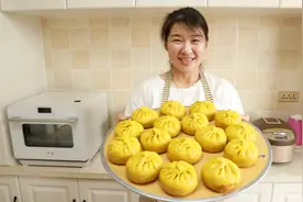 小秋用茄子调馅做包子，做法详细讲解，不塌陷，不变形，真香视频封面