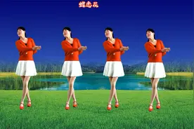 优美健身舞《语花蝶》大众易学舞步，好看好学附分解视频封面
