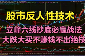 股市下跌该学炒股技术了，股民真正的抄底低吸逃顶必赢绝技战法视频封面