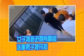 女子被拖进厕所隔间 涉事男子被刑拘视频封面