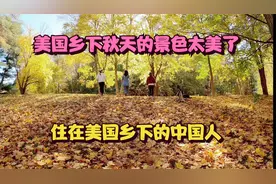 住在美国乡下的中国人秋天去农场采摘苹果去公园踏秋赏落叶视频封面