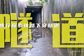 步行探索铁路下穿隧道，上海南翔编组站的地下隧道奇形怪状。视频封面
