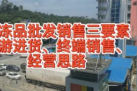 做冻品批发销售须注意三要素，上游进货、终端销售、经营思路视频封面