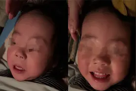 女儿高烧一天一夜，睡前突然睁眼不停傻笑，随后一幕妈妈吓出冷汗视频封面