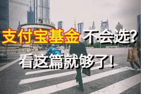 支付宝基金不会选？看我这篇就够了！视频封面