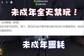 第五人格重大改革：未成年非假日全天禁玩！游戏有望走向成年化？视频封面