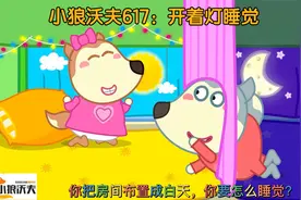 儿童动画：调皮的露西不听哥哥的话开着灯睡觉，结果怎么也睡不着视频封面
