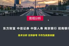 东方财富 中信证券 中国人寿 南京银行 招商银行 客观点评视频封面