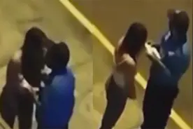 被拍个正着！秘鲁女子路边献吻欲逃罚单 警察环顾四周便吻了上去视频封面