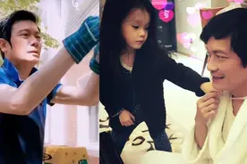 TVB视帝罗嘉良在家大扫除，豪宅一角曝光，女儿Sela神反应超甜美视频封面
