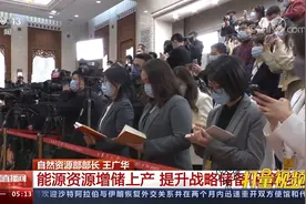 自然资源部部长王广华：能源资源增储上产，提升战略储备保障能力视频封面