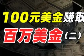 100美元90天挑战赚取百万美元，亿万富豪隐姓埋名从零开始第2集视频封面