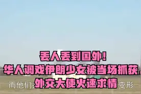 丢人丢到国外！华人调戏伊朗少女被当场抓获，外交大使火速求情视频封面