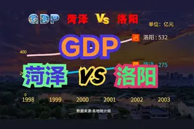 河南洛阳VS山东菏泽，都是牡丹之乡，谁的发展更好？历年GDP对比视频封面