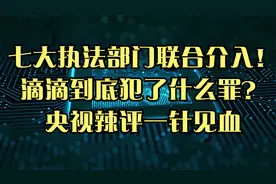 七大执法部门联合介入！滴滴到底犯了什么罪？央视辣评一针见血视频封面