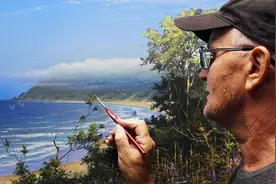 绝美海边定格！维克多画出了“浮天沧海远”的意境！视频封面
