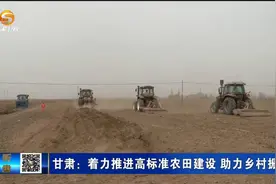 甘肃：着力推进高标准农田建设 助力乡村振兴视频封面