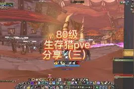 80级生存猎PVE分享（三）视频封面