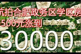 航拍穿云刷爆合肥政务学区房，宋都西湖花苑 4K视频封面