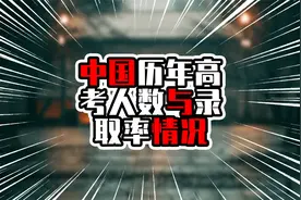 中国历年高考人数与录取率情况，去年人数创新高，你是哪年高考？视频封面