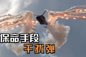 战机释放像烟花一样的干扰弹，是针对什么的？看完你就知道了！