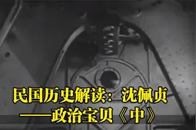 民国历史解读：沈佩贞——政治宝贝《中》视频封面