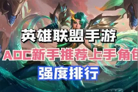 新手ADC推荐简单上手角色，强度排行【英雄联盟手游】视频封面
