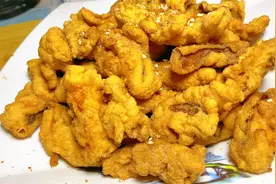 美食教程干炸香菇做法，外酥里嫩过齿留香，收藏起来给家人做着吃视频封面