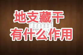 地支藏干有什么作用？藏而不显，待时而发！视频封面