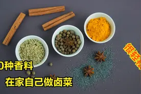 学会这10种香料的配制，自己在家做卤菜太容易，先收藏起来。视频封面
