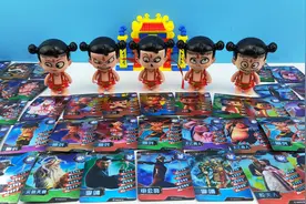 哪吒之魔童降世街机卡片！SR敖丙李靖申公豹太乙真人拆包视频封面