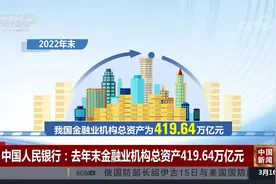 中国人民银行：去年末金融业机构总资产419.64万亿元视频封面