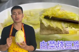 一道家常菜“大白菜烧豆腐”，要想做好并不简单，看大厨怎么做！视频封面